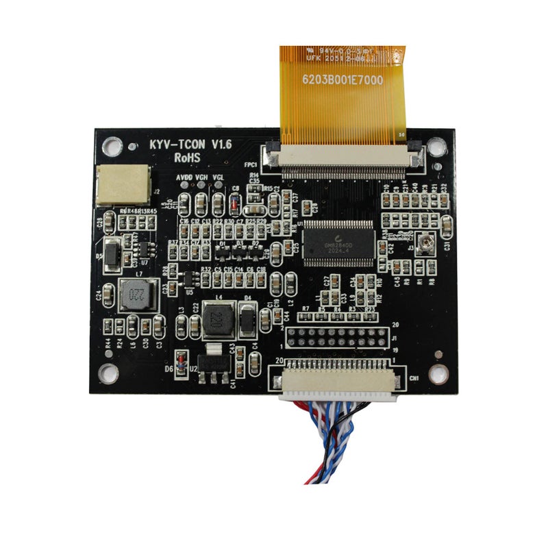 VSDISPLAY 5" ZJ050NA-08C 5 inch 640X480 LCD Screen Work with LCD Controller Driver Board VS-N5V3.1 AT050TN22 Replacement Screen - Image 4